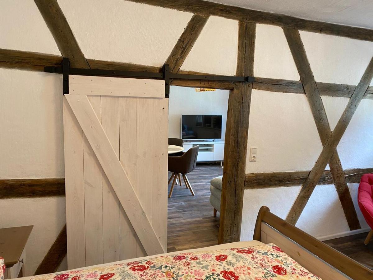 Schoene Ferienwohnung Burgruine Fachwerkhaus Bacharach Kültér fotó