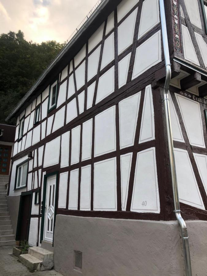 Schoene Ferienwohnung Burgruine Fachwerkhaus Bacharach Kültér fotó